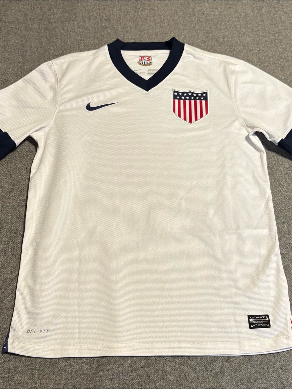 RARE Nike 2013 Centennial USMNT Authentic Jersey. Medium